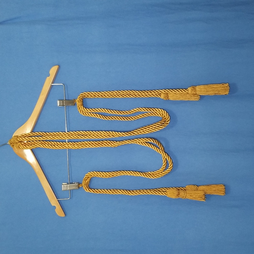 Two Accent Decorative Ropes with Fringe Tassels on the ends